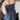PLAID CAMISOLE TOP WITH LACE TRIM IN BLUE AND WHITE CHECK DESIGN