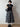 PLAID TIERED SKIRT BLACK TOP OUTFIT SPRING SUMMER