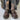 PLATFORM SHOES VINTAGE BROWN PLATFORM OXFORDS