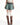 PLEATED DENIM MINI SKIRT WITH BELT