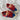 POLKA DOT RETRO LOW-TOP SNEAKERS: RED POLKA DOT PATTERN