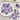 PURPLE STAR HAIR CLIPS CELESTIAL STAR-SHAPED HAIR