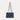 QUILTED DENIM HANDBAG DUO: BLUE DENIM SHOULDER BAG