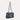 QUILTED DENIM HANDBAG DUO: BLUE DENIM SHOULDER BAG
