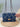 QUILTED DENIM HANDBAG DUO: BLUE DENIM SHOULDER BAG