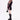 RACING SKIRT AND JACKET SET WITH CONTRAST COLOR MATCHING DESIGN
