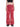 RED CARGO PANTS WITH DRAWSTRING WAIST - MID WAIST WIDE LEG STYLE