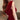 RED HOODED TOP BLACK PANTS Y2K OUTFIT