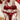 RED LACE LINGERIE SET WINE RED FLORAL