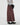RED PLAID MAXI SKIRT WITH BELT