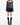 RED PLEATED MINI SKIRT BOLD BUCKLE BELT