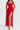 RED RUFFLED MAXI DRESS FOR ELEGANT SPECIAL OCCASION