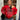 RED SPIDERWEB ZIP-UP HOODIE FOR HIP HOP STYLE URBAN WEAR