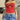RED TANK TOP WITH YELLOW TRIM COTTON PRINT CASUAL