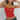 RED TANK TOP WITH YELLOW TRIM COTTON PRINT CASUAL