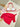 RED TEXTURE BIKINI WRAP SET ELASTANE FABRIC TEXTURE