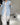 RELAXED ELEGANCE OVERSIZED SHIRT SOFT BABY BLUE PLAID