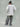 RETRO BASEBALL JACKET THORN ROSE DESIGN WITH DISTRESSED JEANS ENSEMBLE