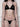RHINESTONE BLACK BIKINI SUMMER Y2K SPICY