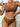 RIBBED LINGERIE SET: BROWN INTERCHANGEABLE BRA EVERYDAY WEAR