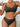 RIBBED LINGERIE SET: BROWN INTERCHANGEABLE BRA EVERYDAY WEAR