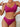 RIBBED LINGERIE SET: BROWN INTERCHANGEABLE BRA EVERYDAY WEAR