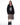 ROSE PRINT SWEATER DISTRESSED BLACK KNIT FRAYED HEM