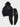 ROSE RELAX SET BLACK HOODIE AND SWEATPANTS 2 PIECE RELAX SET