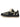 ROUND TOE CASUAL SNEAKERS BLACK AND BEIGE