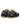 ROUND TOE CASUAL SNEAKERS BLACK AND BEIGE