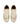 ROUND TOE CASUAL SNEAKERS BLACK AND BEIGE