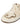 ROUND TOE CASUAL SNEAKERS BLACK AND BEIGE
