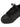 ROUND TOE DRY BLACK LEATHER SNEAKERS