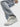 ROUND TOE HIGH SNEAKERS GRAY AND WHITE PAIR