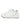 ROUND TOE SNEAKERS - WHITE LEATHER WITH GRAY SOLES - TOE BOARD SHOES