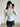 RUFFLE TOP BLUE JEANS OUTFIT FABRIC TEXTURE