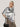 SILVER COURAGEOUS Y2K ALPHABET PATTERN SWEATER