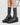SILVER GLITTER MARY JANE FLATS WITH VEGAN LEATHER AND BALLET FLATS STYLE