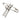 SILVER HAIR CLAW CLIP WITH SAFETY PIN ACCENT FOR HAIR ACCESSORIES