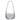 SILVER HEART-DECORATED SHOULDER BAG FOR WOMEN