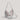 SILVER PINK CROCODILE SHOULDER BAG ADJUSTABLE STRAP Y2K