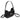 SILVER SHOULDER BAG WITH LOGO