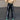 SKELETON HAND BLACK JEANS