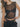 SLEEVELESS METALLIC TOP IN TIMELESS BLACK WITH DELICATE METALLIC ACCENTS