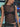 SLEEVELESS METALLIC TOP IN TIMELESS BLACK WITH DELICATE METALLIC ACCENTS