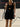 SLEEVELESS MINI TENNIS DRESS IN BLACK - IDEAL FOR ACTIVEWEAR