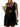 SLEEVELESS MINI TENNIS DRESS IN BLACK - IDEAL FOR ACTIVEWEAR
