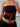SLIM FIT BANDEAU TOP WITH RED TIE - VERSATILE SLIM FIT DESIGN