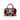 SNAKESKIN MESSENGER BAG ROSE RED ACCENT SOLID COLOR PATTERN