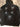 SPIDER DESIGN BLACK ZIP-UP HOODIE Y2K STYLE HOODED COLLAR JACKET